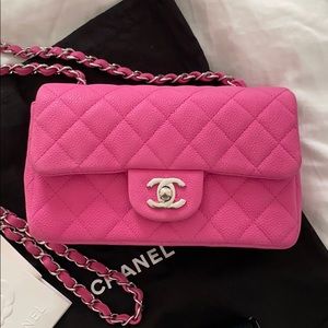 Chanel Rose mini rectangular - pink